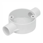 CONDUIT BOX PVC 20MM 2WAY