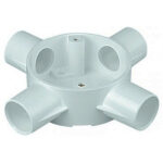 CONDUIT BOX PVC 20MM 4WAY
