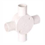 CONDUIT BOX PVC 25MM 4WAY