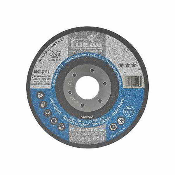 CUT DISC INOX 115-2.5 LUKAS CUT DISC INOX 115-2.5 LUKAS