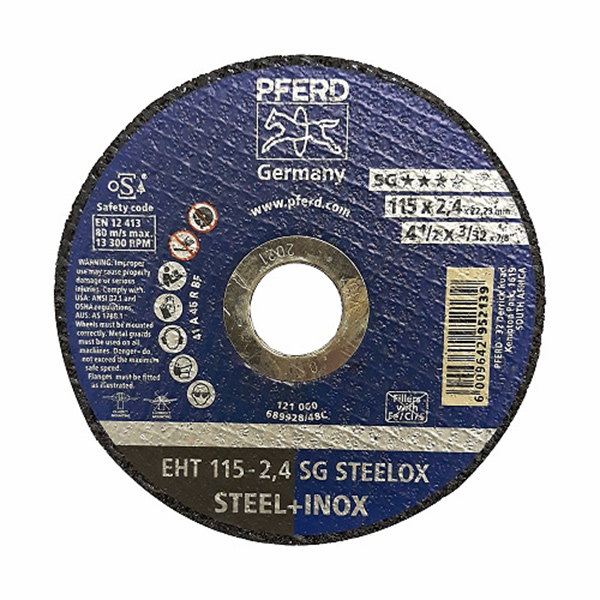CUT DISC INOX 115-2.4 PFERD CUT DISC INOX 115-2.4 PFERD