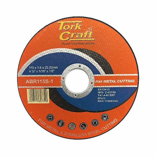 CUT DISC INOX 115-1.6 T/C CUT DISC INOX 115-1.6 T/C
