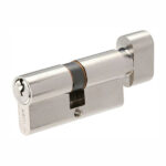 BBL N/P 60MM EURO KNOB CYLINDER