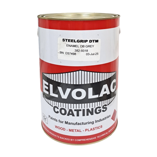 Dtm steelgrip enamel grey 5l Dtm steelgrip enamel grey 5l