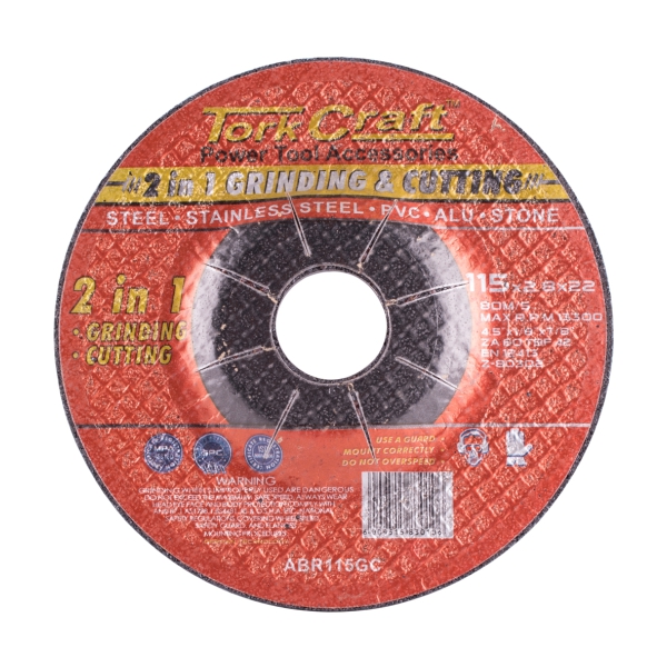 CUT DISC 2IN1 115 T/C CUT DISC 2IN1 115 T/C