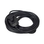 EXT CABLE CW PLUG 10A 20MT BLACK