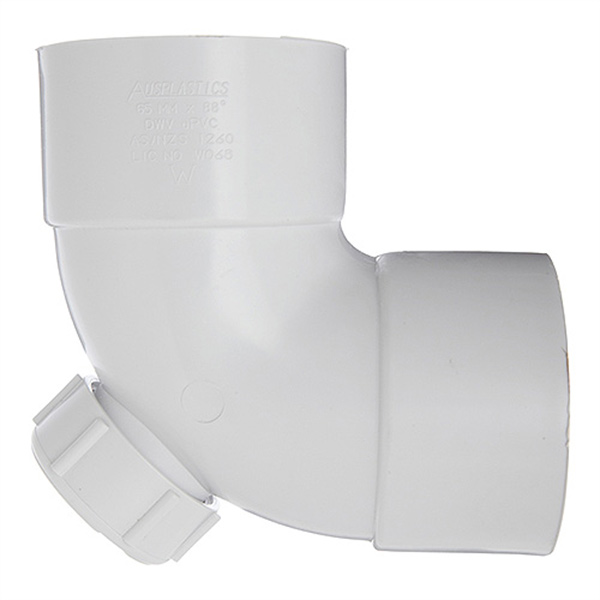 50mm x 95 pvc sv ah bend 50mm x 95 pvc sv ah bend