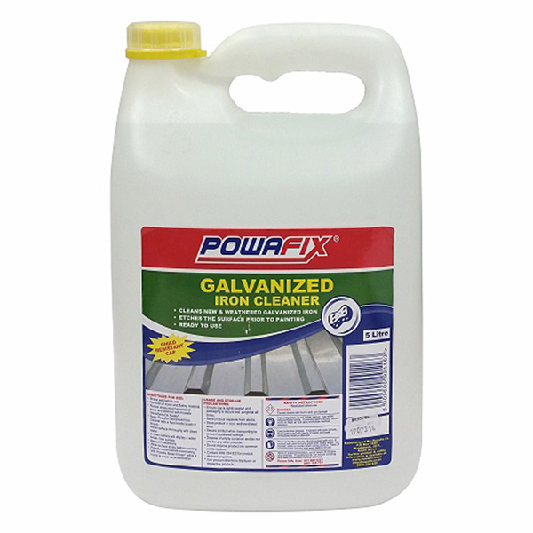 CLEANER GALV IRON 5LT POWAFIX CLEANER GALV IRON 5LT POWAFIX