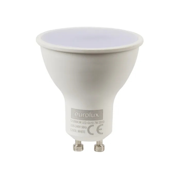 D/LIGHT GLOBE GU10 7W EUROLUX