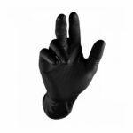 GLOVE GRIPPAZ 50PCE BLACK MEDIUM