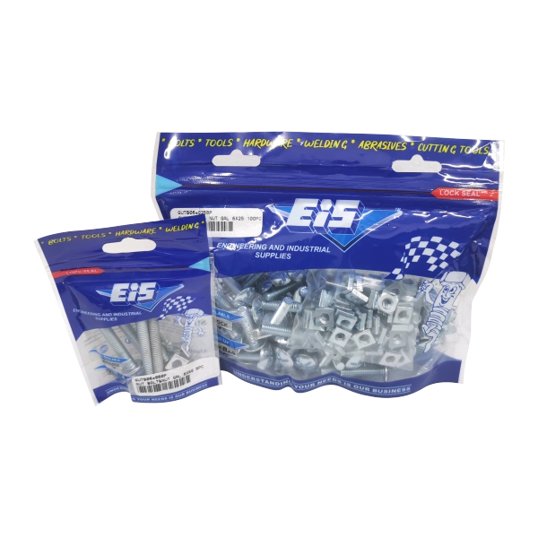 GUTTER BOLT & NUT GAL 6X25 100PC GUTTER BOLT & NUT GAL 6X25 100PC