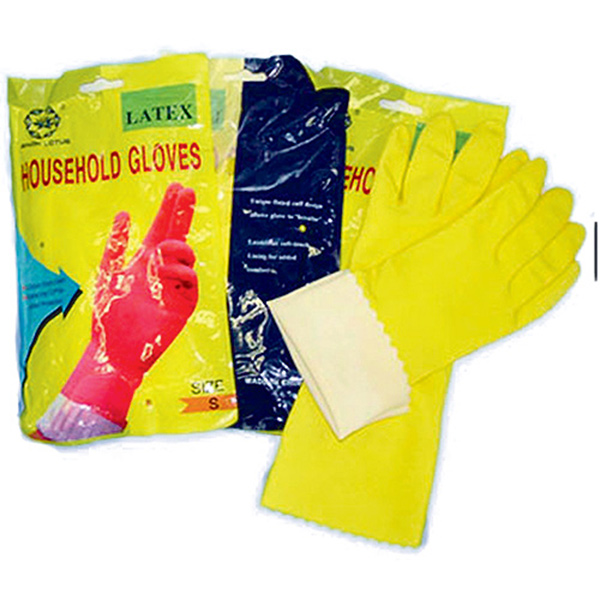 HOUSEHOLD GLOVES YELLOW MEDIUM HOUSEHOLD GLOVES YELLOW MEDIUM