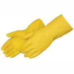 HOUSEHOLD GLOVES YELLOW LARGE