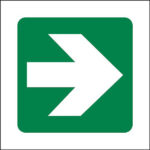 SIGN 290X290 GRN INFO ARROW SIGN 290X290 GRN INFO ARROW