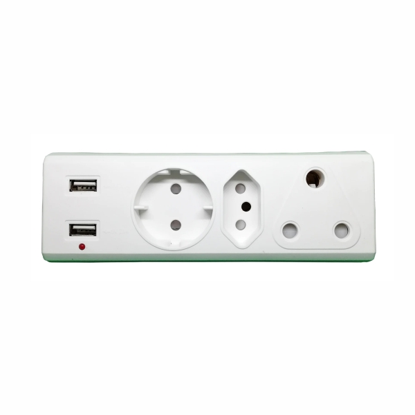 M/PLUG 1X16A 1XSLOT 1XSCH 2XUSB NO CORD M/PLUG 1X16A 1XSLOT 1XSCH 2XUSB NO CORD