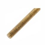 THREAD ROD BRASS M10 1MT NON BENDABLE THREAD ROD BRASS M10 1MT NON BENDABLE