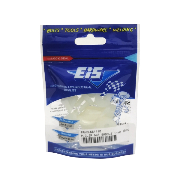 PANEL CLIP SCR SADDLE 11mm 10PC PP PANEL CLIP SCR SADDLE 11mm 10PC PP