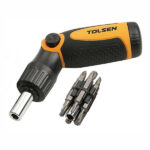 S/DRIVER RATCHET 12 BIT TOLSEN