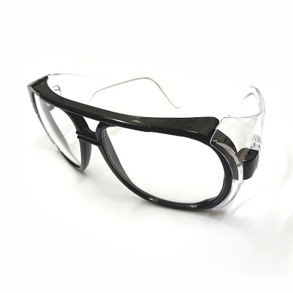 Safety glasses dark rim clear Safety glasses dark rim clear