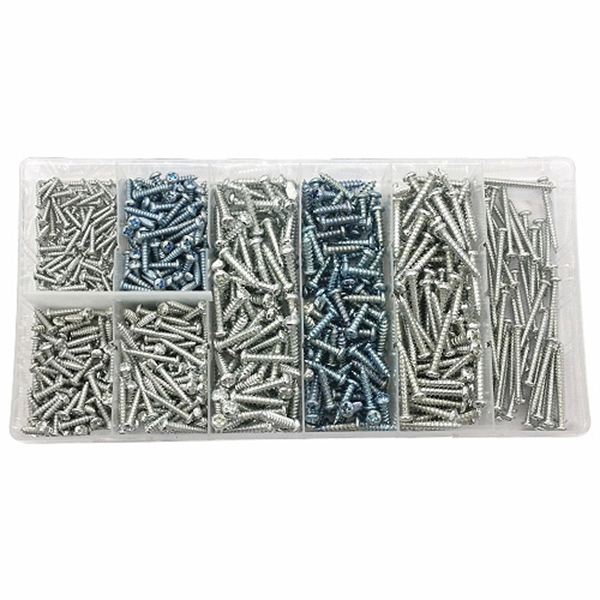 ASS SELF TAPPING SCREWS 500PC ASS SELF TAPPING SCREWS 500PC