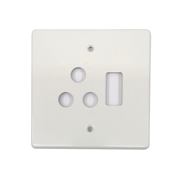 C/TREE SGL SOCKET COV PLATE 4X4 C/TREE SGL SOCKET COV PLATE 4X4