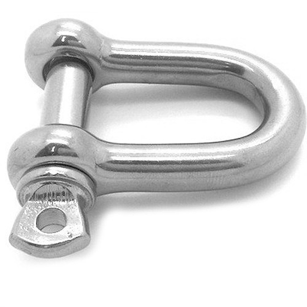 D-SHACKLES ST STEEL 316 5MM D-SHACKLES ST STEEL 316 5MM