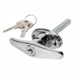 BBL T-HANDLE LOCK CHROME T204