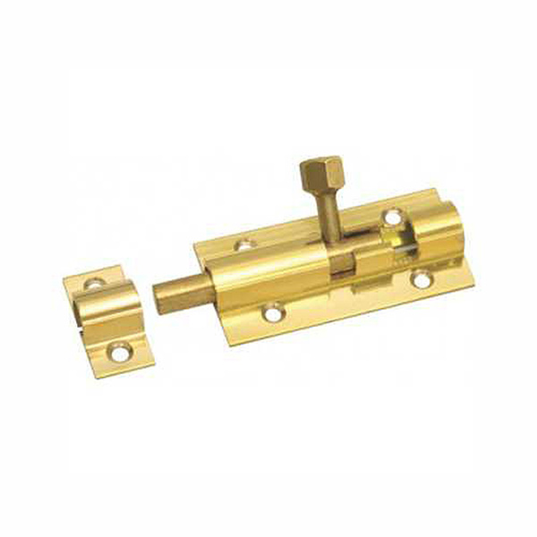 Barrel bolt straight 50mm brass Barrel bolt straight 50mm brass