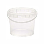 PLASTIC BUCKET& LID CL 1LT
