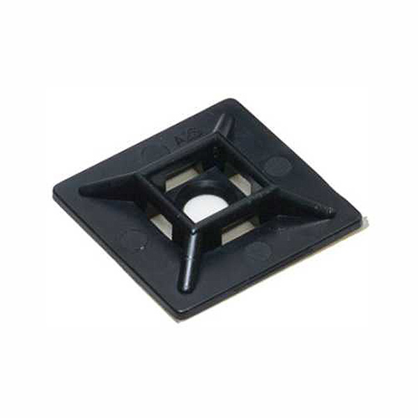 Cable tie mnt sq 19x19 4pc blk Cable tie mnt sq 19x19 4pc blk