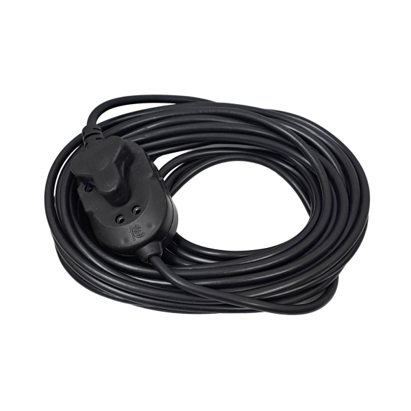 EXT CABLE CW PLUG 10A 20MT BLACK EXT CABLE CW PLUG 10A 20MT BLACK