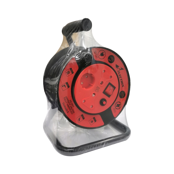 Ext reel plastic 2x10a 1mm 20m Ext reel plastic 2x10a 1mm 20m