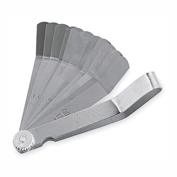 Feeler gauge 12p bent 20-65mm Feeler gauge 12p bent 20-65mm