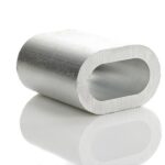 FERRULE ALUM 6MM 10PC PP FERRULE ALUM 6MM 10PC PP