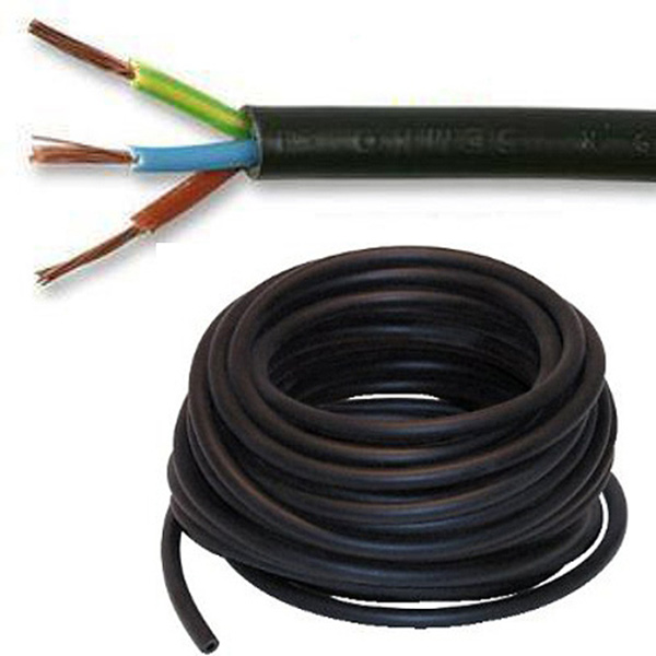 FLEX CABLE 3C 2.5MM BLACK P/MT FLEX CABLE 3C 2.5MM BLACK P/MT