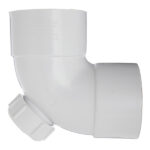 110mm X 95 SV AH VENT PVC BEND 110mm X 95 SV AH VENT PVC BEND