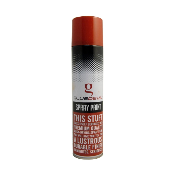 S/PAINT POST OFFICE RED 300ML GLUE DEVIL S/PAINT POST OFFICE RED 300ML GLUE DEVIL