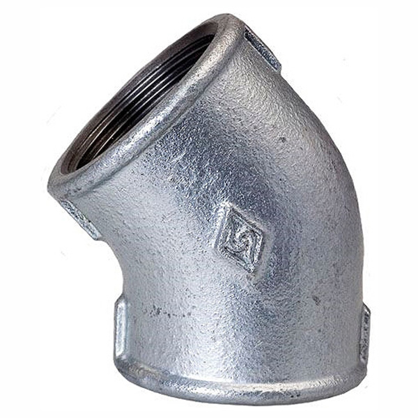 ELBOW 45DEG D/F 1 GALV ELBOW 45DEG D/F 1 GALV
