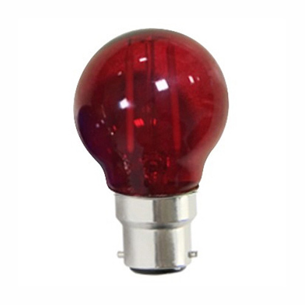 GLOBE FILA LED 2W B22 RED RADIANT GLOBE FILA LED 2W B22 RED RADIANT