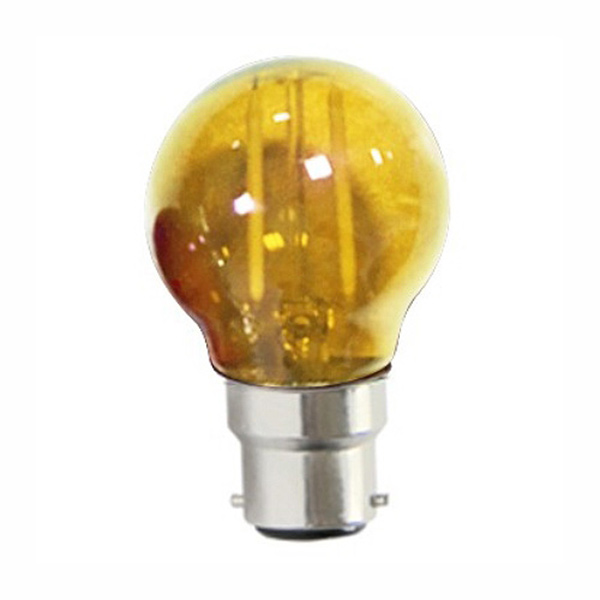 GLOBE FILA LED 2W B22 YEL RADIANT GLOBE FILA LED 2W B22 YEL RADIANT