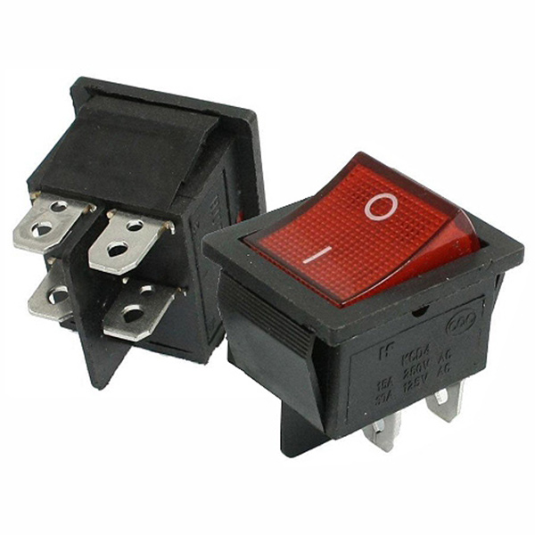 INV SWITCH RED ON/OFF 24V M/W INV SWITCH RED ON/OFF 24V M/W