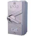 ISOLATOR W/PROOF 3PH 63A IP65