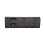 M/PLUG 2X16A 2X5A BLK
