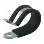 GALV P-CLIP C/W RUBBER 16mm