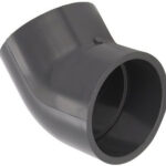 PVC ELBOW 16mm Solvent Plain 45D