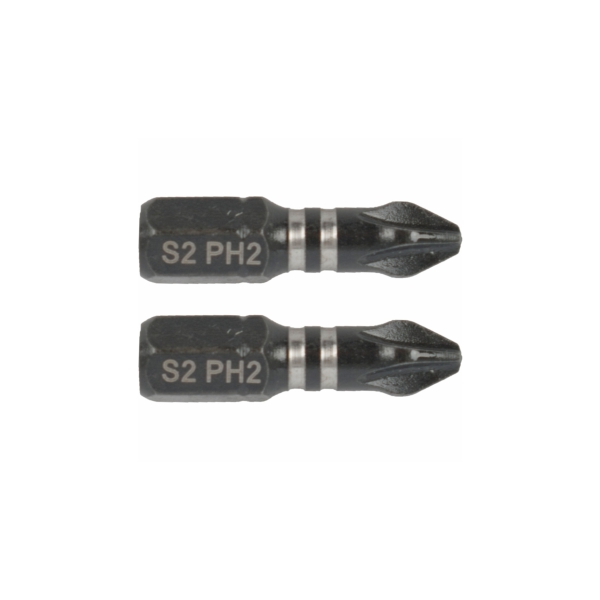 PH IMPACT BIT 2 X 25MM 2PC T/C PH IMPACT BIT 2 X 25MM 2PC T/C