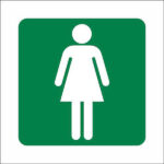 SIGN 290X290 WOMAN SIGN 290X290 WOMAN