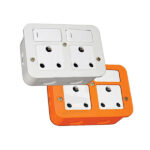 VETI IND SURF SOC ORANGE 2X16A VETI IND SURF SOC ORANGE 2X16A