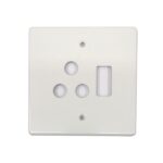 C/TREE SGL SOCKET COV PLATE 4X4 C/TREE SGL SOCKET COV PLATE 4X4