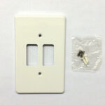 SWITCH COVER PLATE 2W STEEL C/TREE SWITCH COVER PLATE 2W STEEL C/TREE